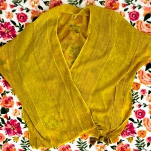 Yellow scarf/tunic, one size, bought from Garage